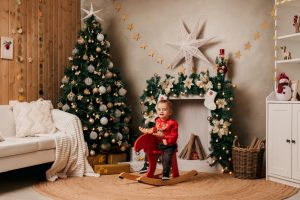 Fotografia de navidad sesiones navideñas en ibiza eivissa formentera fotografía infantil estudio de fotografia bebés maternidad